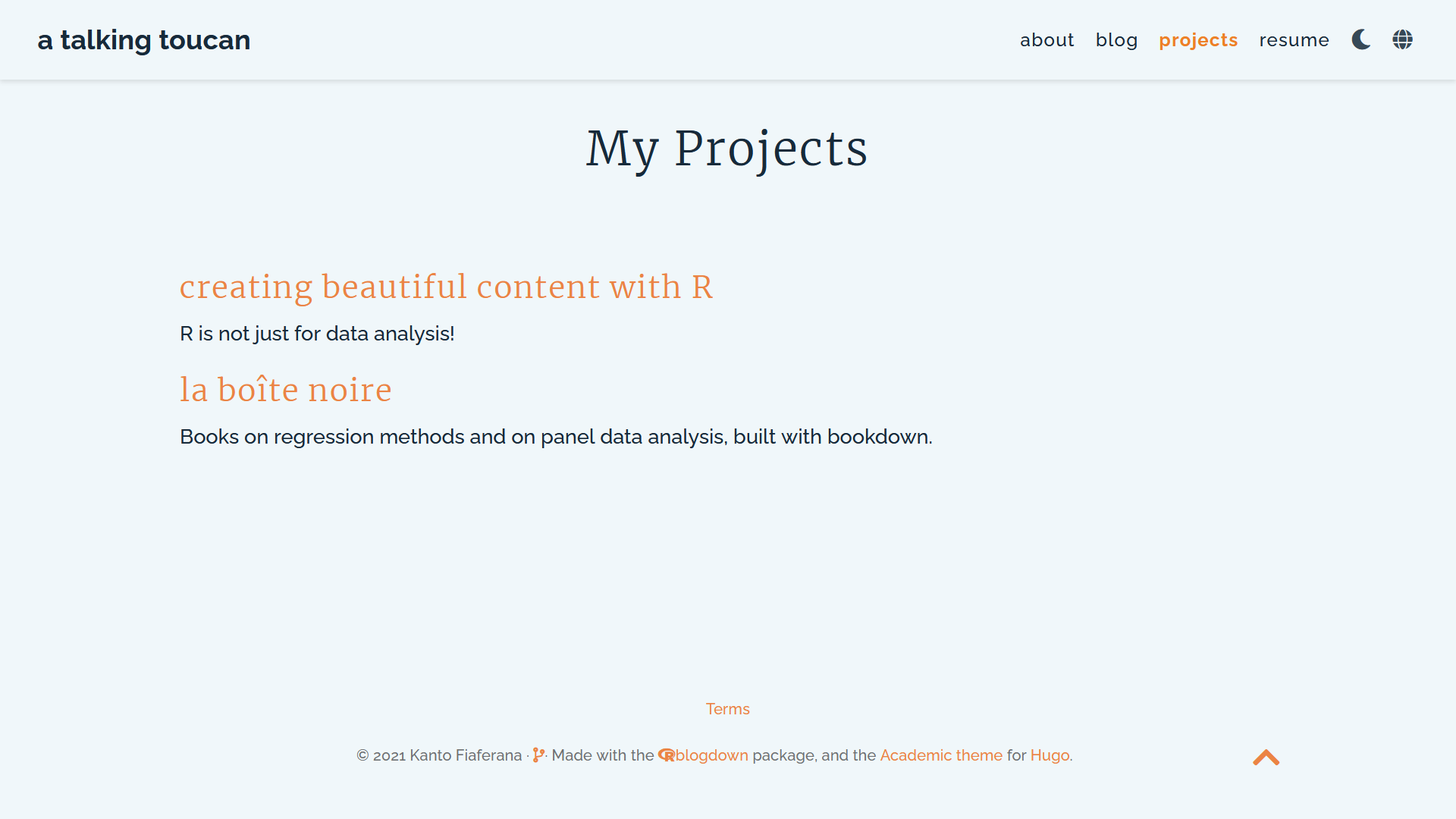 Former project page